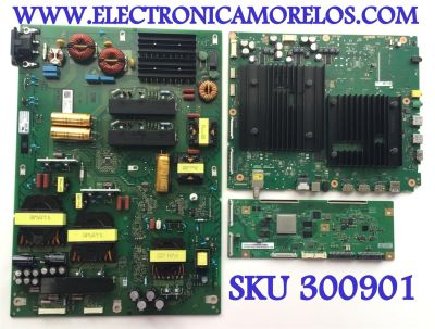 KIT DE TARJETAS PARA TV SONY 4K·UHD·HDR / MAIN A5026230A 550 / 1-010-522-31 / 101052231 / T-CON 6871L-6682B / 6870C-0887C / LE770AQP(AP)(A1) / FUENTE 101055112 / APS-439 / 101083911 / APS-439(CH) / PANEL LE770AQP (AP)(A1) / MODELOS XR-77A80J / XR77A80J